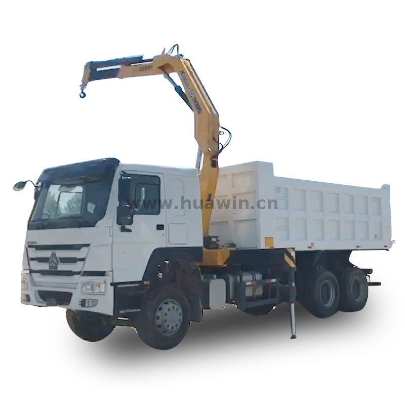 HOWO 6X4 25T Dump Crane Truck