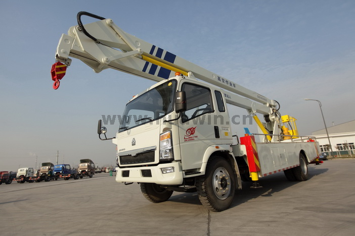 Brand New 6 wheeler high altitude operation working platform truck