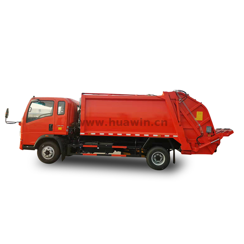 SINOTRUK HOWO 4X2 Garbage Compactor Truck -8CBM